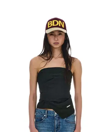 beeden DRAPE ASYMMETRY BARE TOP