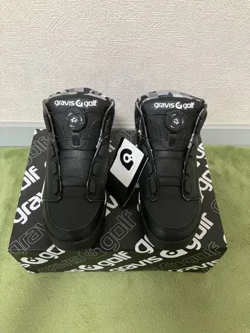 미사용 새상품 그라비스 골프 다이얼식 골프화 23cm