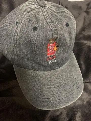 INTERBREED 그레이 캡 농구 자수