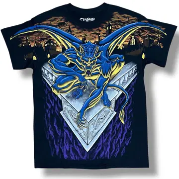 liquid blue gargoyle 00s 티셔츠 리퀴드 블루