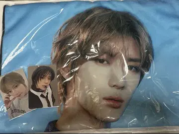범규 빅 포토 타월 txt 트레이딩 카드 덤 포함 라키드로 슬로건
