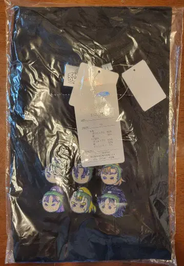 닌타마 란타로 6학년 시마무라 블랙 컬러 T셔츠 LL