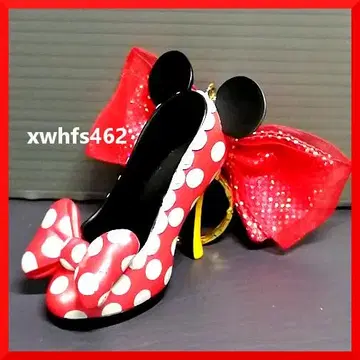 Disney RESORT 미니 마우스 하이힐 & 리본 키링