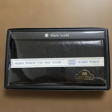 장지갑. 마리오 월드. 미사용품.