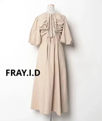 [ 새상품급 ] FRAY I.D 백 드로우 스트링 원피스