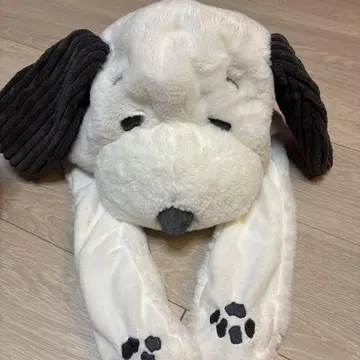 스누피 모자 머리띠