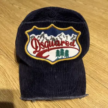 Dsquared 네이비 코듀로이 캡