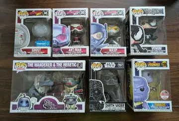 funko pop (MARVEL, 스타 워즈, 기타) 7세트