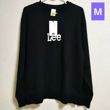 Lee 블랙 트레이너 로고 자수 택 포함 새상품 남성용 M