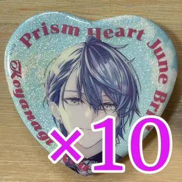 코야나기 로우 June Bride 니지산지 하트형 캔뱃지 10개 2