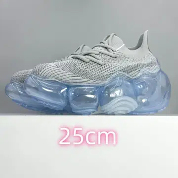 grounds 그라운즈 그레이 통굽 스니커즈 25cm