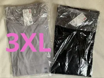 3XL 유니클로 시어 저지 크루넥 T 2매