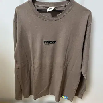 moz 브라운 M 사이즈 긴팔 티셔츠