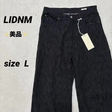 [새상품급] LIDNM 데님 L 블랙