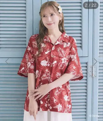 areeam 알로하 셔츠 스티치