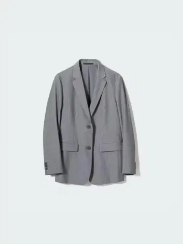 1회 착용 새상품급 유니클로 테일러드 재킷 릴랙스 핏 그레이 XS