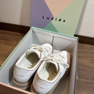 Lucida 에나멜 스퀘어 토 통굽 스니커즈