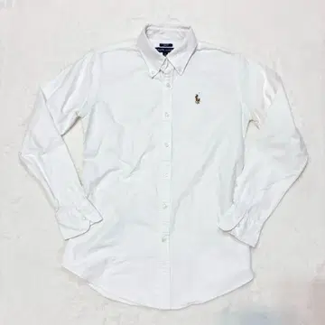 새상품급 랄프 로렌 SLIM FIT 긴팔 셔츠 옥스퍼드 화이트