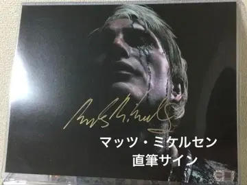 데스 스트랜딩 매즈 미켈슨 친필 사인