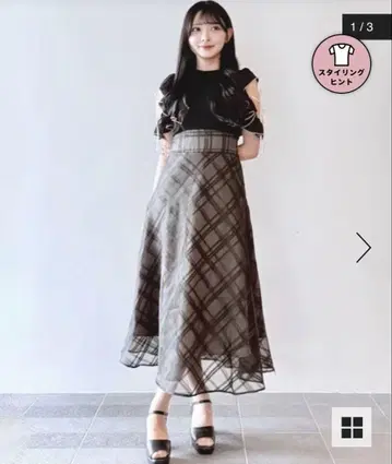 [완판템] NOMAE 바이컬러 리본 도킹 원피스 블랙