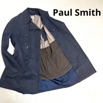 712 Paul Smith 폴스미스 트렌치코트 블랙 라이너 부착