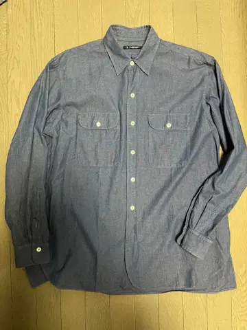 MAATE & SONS 샴브레이 WORK SHIRTS PURPLE 3