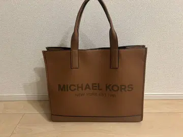 MICHAEL KORS 브라운 토트백