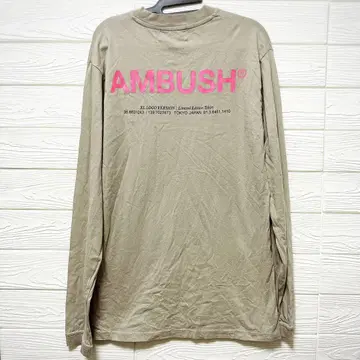 [한정 SALE!] AMBUSH 빅 로고 롱T