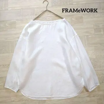 FRAMeWORK 프레임워크 보트넥 린넨 풀오버