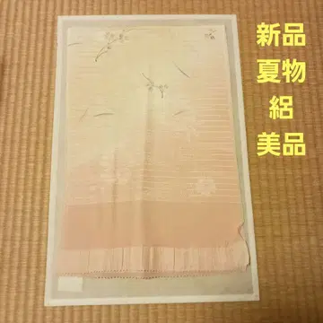 여름 아이템 오비 장식 천 핑크 바탕 꽃무늬