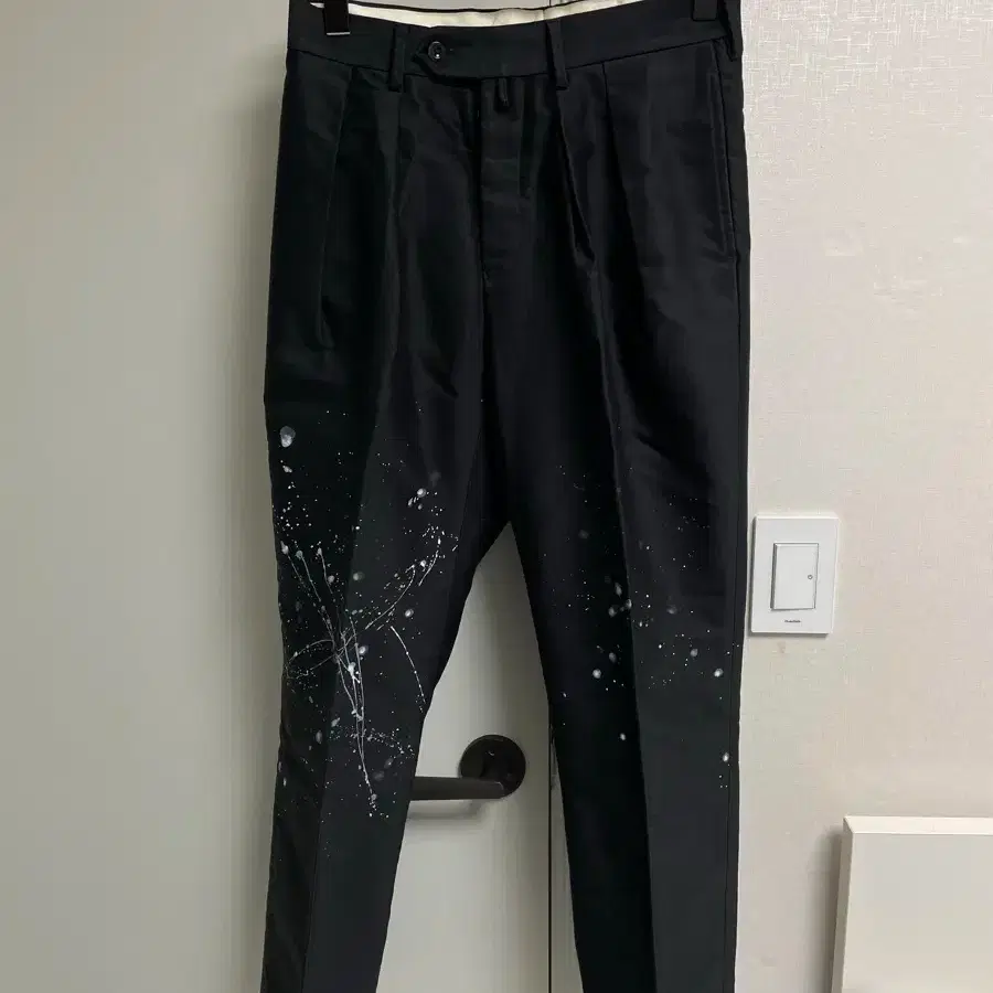 neat chino hopsack standard type painting black 44 #neat