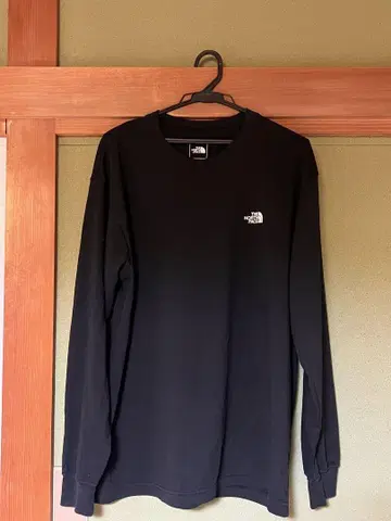THE NORTH FACE 블랙 롱 슬리브 T셔츠 XL