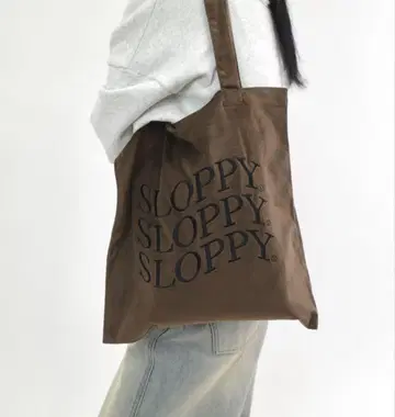 [ WHO'S WHO gallery ] SLOPPY 코듀로이 토트 브라운