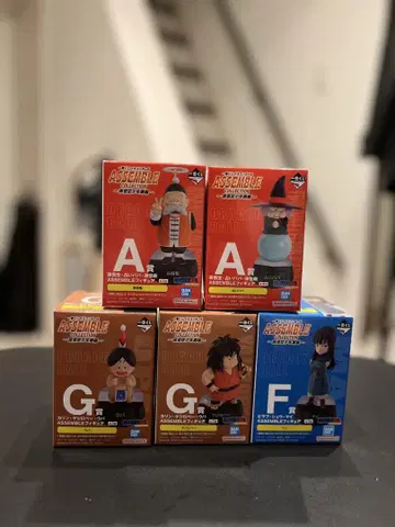 제일복권 드래곤볼 ASSEMBLE COLLECTION 세트 5체