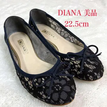 다이애나 DIANA 새상품급 플랫 펌프스 22.5cm 포인티드