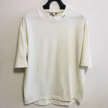LACOSTE(라코스테) 5부 소매 모크넥 썸머 니트 티셔츠