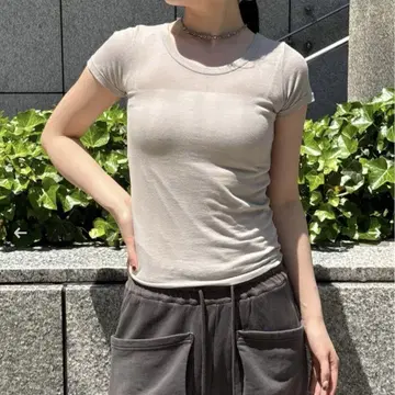 별주 [ MILLER/ ] Light prib hs TEE: 티셔츠