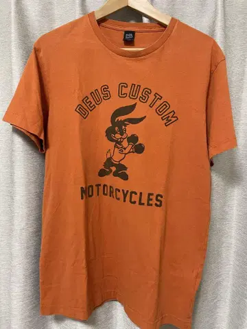 Deus ex machina MOTORCYCLES 오렌지 티셔츠 M
