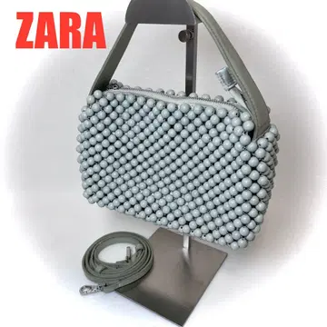 미사용급 ZARA 자라 비즈 크로스 바디백 완판템