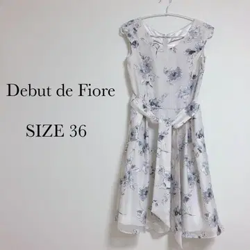[새상품급] Debut de Fiore 플라워 프린트 원피스