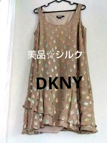 미품 다나 캐란 DKNY 실크 원피스