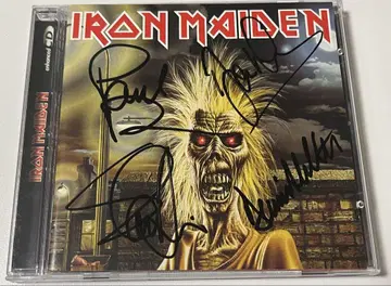 Iron Maiden 사인 포함 CD
