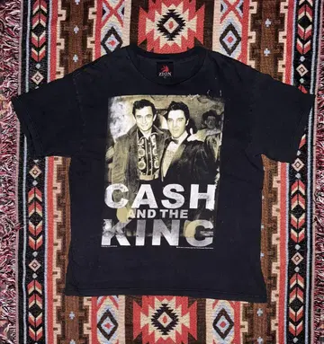 [00s]ZION CASH AND THE KING Tshirt L