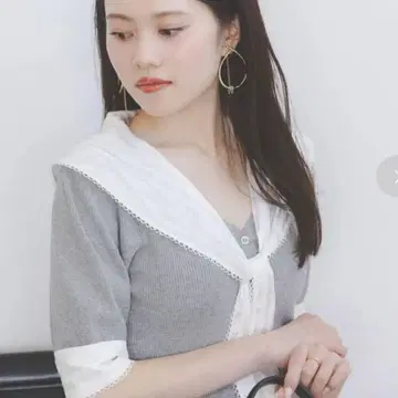 Sustainable 스카프 블라우스 도킹 풀오버