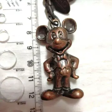 미키 키링 브론즈 레트로 쇼와 헤이세이 Disney