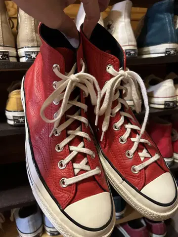 Converse ct70 red 엠보 가죽