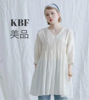 [ 새상품급 ] KBF 2way 셔링 블라우스