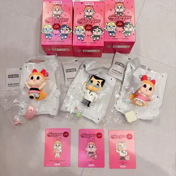 POP MART 파워퍼프걸 피규어 3개 세트