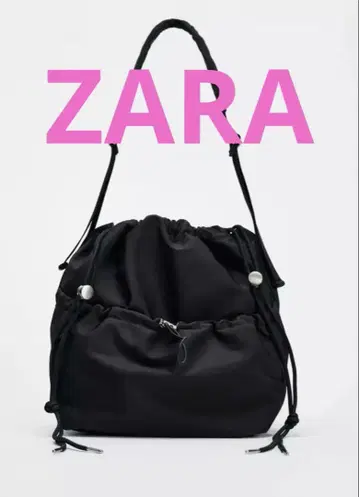 ZARA 나일론 복조리 백 경량 자라