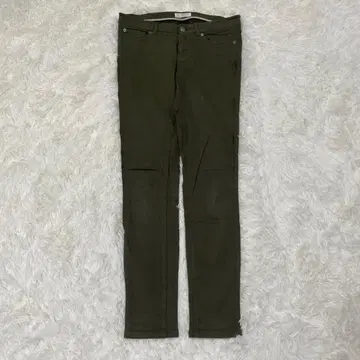 Le souk 스키니 팬츠 카키 스트레치 레이온 혼방 밀리터리